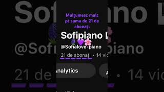 Mulțumesc frumos celor care s-au abonat la acest canal 💜💜🌸