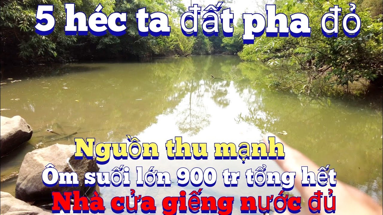 Đã bán 5 ha đất ôm suối lớn khoảng 300 mét có nhà kín điều gần trung tâm.
