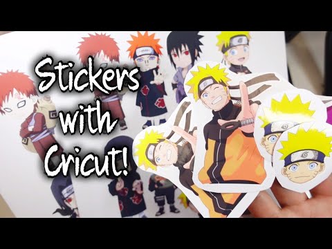 DIY: Naruto Sticker Making with Cricut  Quick & Fun DIY Tutorial 🍜 