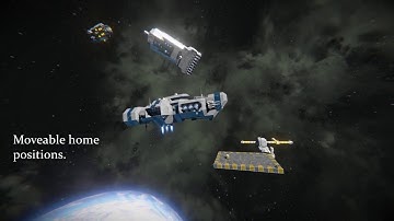 Space Engineers - Auto-Docking Optional Home Script - Showcase