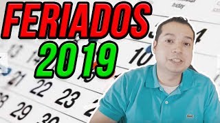 FERIADOS PARA 2019, COMO APROVEITAR PARA VIAJAR!?