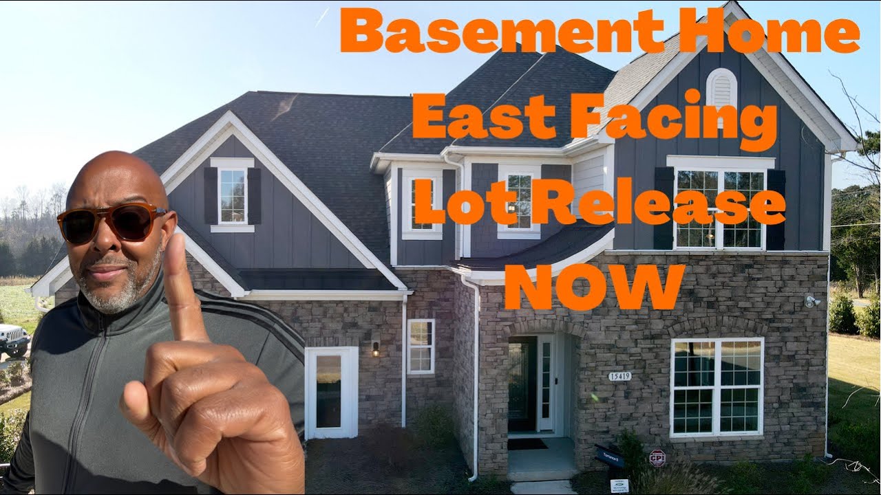 Must Act Now Basement Home, East Facing Lot Release New