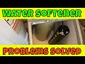 Water softener trouble shooting. Too much water in the brine tank.