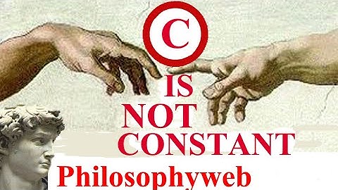 The Speed of Light is NOT Constant