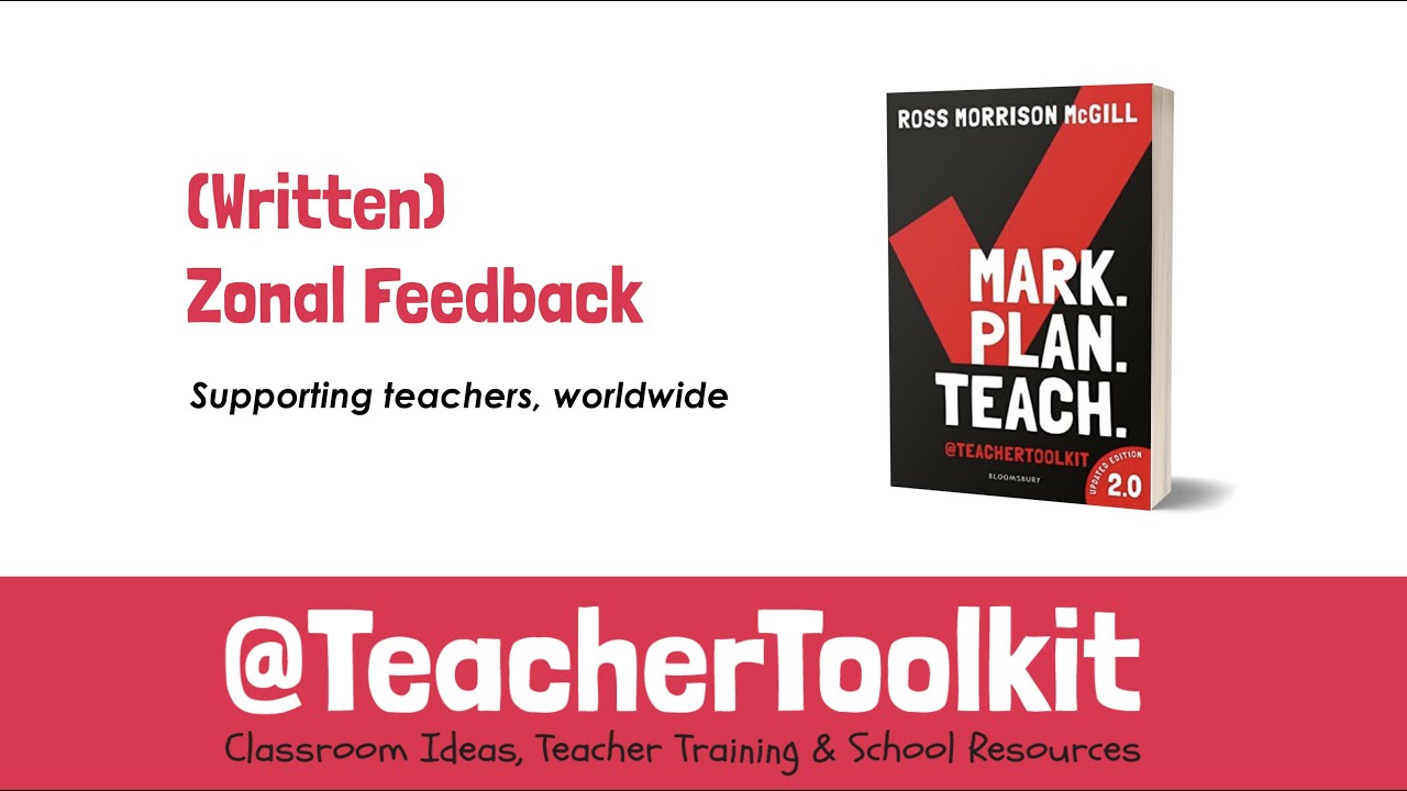 Marking and Feedback (in English) by @TeacherToolkit