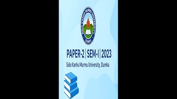 SKMU DUMKA  M.Sc PHYSICS SEM-I  PAPER-2  PYQ-2023
