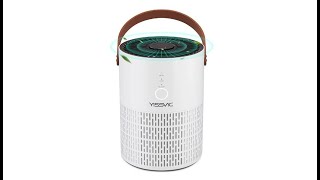 YISSVIC Purificateur d'air, filtre HEPA H13, 30 m², purificateur d'air 28 dB fonction aromathérapie mode nuit, supprime 99,97 % d'allergen,K1 YISSVIC Purificateur d'air, filtre HEPA H13, 30 m², purificateur d'air 28 dB fonction aromathérapie mode nuit, supprime 99,97 % d'allergen,K1