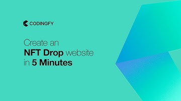 Create NFT Drop Website in 5 Minutes with Codingfy
