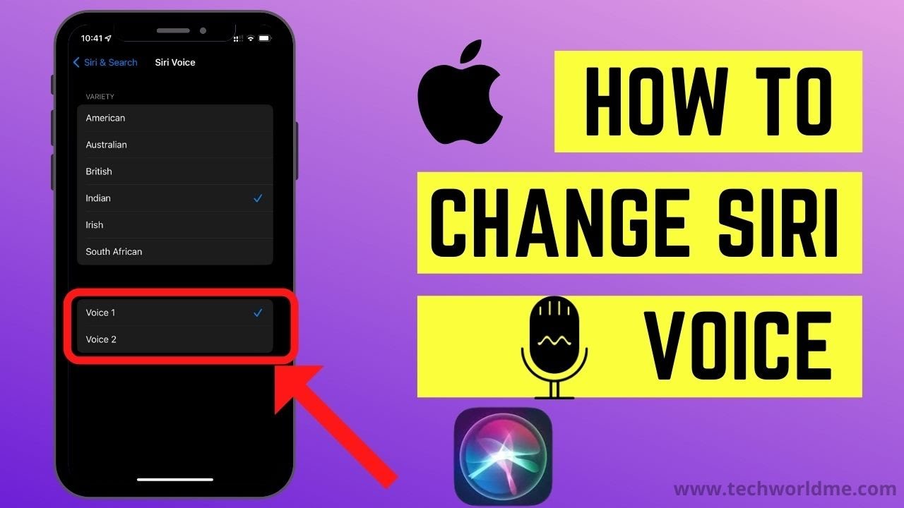 How to Change Siri's voice New Siri Voice ios 15.4.1 YouTube