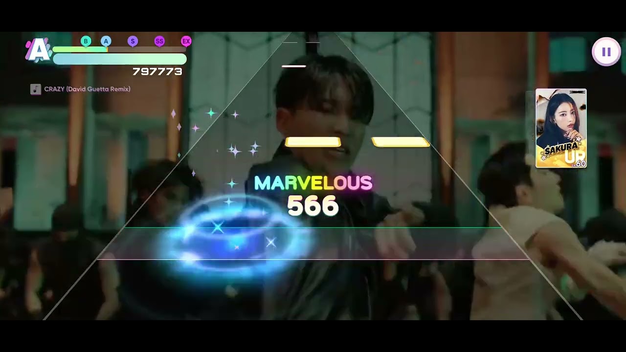 Rhythm Hive | LE SSERAFIM Crazy (David Guetta Remix) | Hard Mode | ALL EXCELLENT