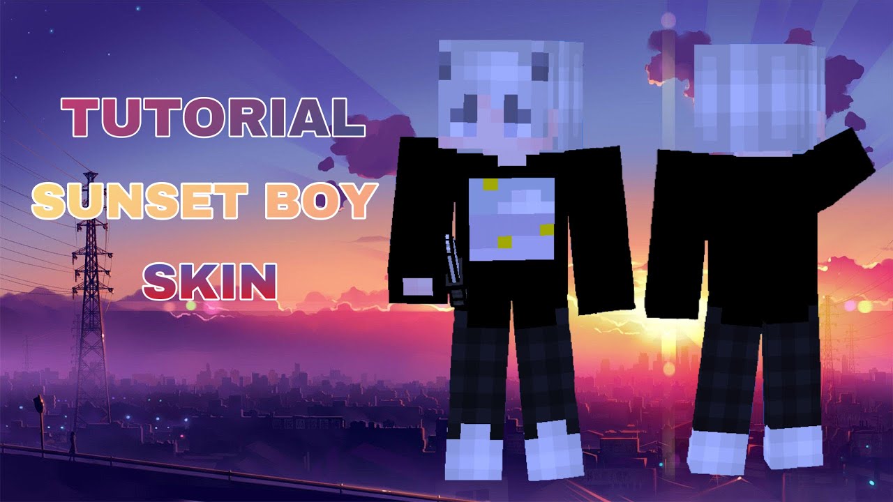 Tutorial: Sunset Boy Skin (Pixel Gun)🌅 - YouTube
