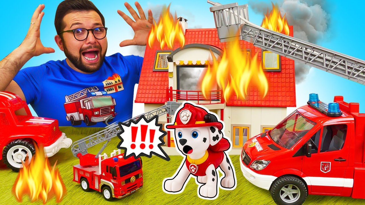 İbrahim İtfaiyeci Oldu! 🚒 Yangın Söndürme Görevi Başlasın!