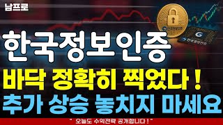 [한국정보인증 주가전망] 바닥 정확히 찍었다!  추가 상승 놓치지 마세요!  #한국정보인증주식전망 #한국정보인증주가전망 #한국정보인증주가
