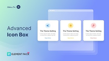 How to Use Advanced Icon Box Widget by Element Pack in Elementor