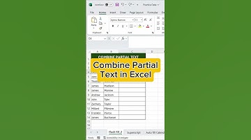 Combine text & format using flash fill #microsoft #excel #msexcel #shorts #computer #education
