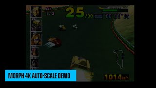 Morph 4k Dynamic Auto Scaling Demo   N64 Footage