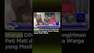 Warga Dihebohkan Pengiriman Peti Mati dengan Nama Warga yang Masih Hidup