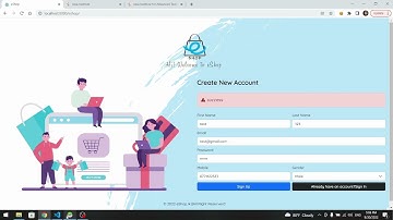 2. Program the user sign up process including input validations