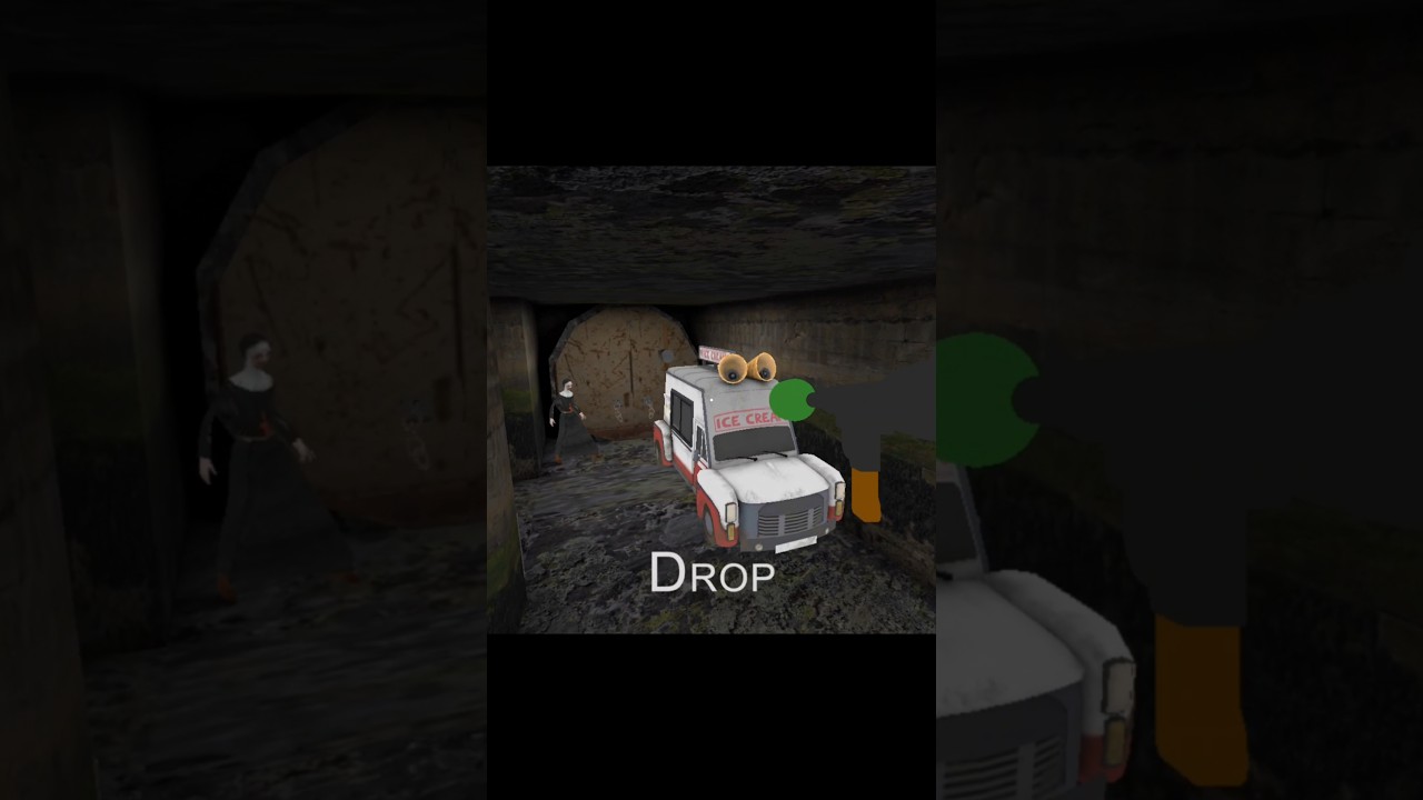 Granny in add new ice-cream van and wepuns😱|granny chapter1 new mod|granny sever escape|