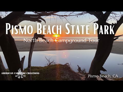 Видео: Кемпинг Oceano, Государственный пляж Писмо