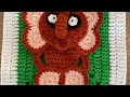 Tığişi fil aplike motif 32 (crochet elephant applique)