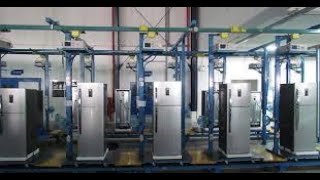 Refrigerator manufacturing processes and line refrigerator on off problem