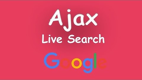 jQuery Ajax Live Search In Urdu/Hindi