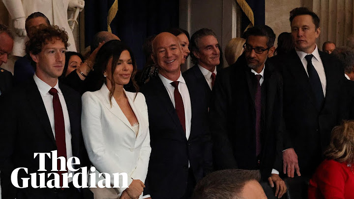 From Musk to Meloni: the guests at Trump's inauguration