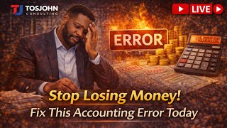 Stop Losing Money! Fix This Accounting Error Today (Most Businesses Are Guilty!)