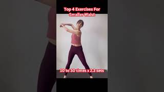 Top 4 Exercises For Smaller Waist at Home - No Equipment Needed shorts