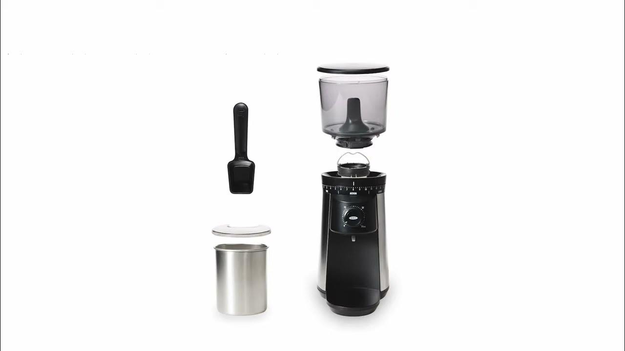 How to Use the OXO Brew Conical Burr Coffee Grinder with