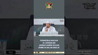 Perhatikan Bacaan Al-Fatihah mu - Ustadz Abu Usamah Syamsul Hadi