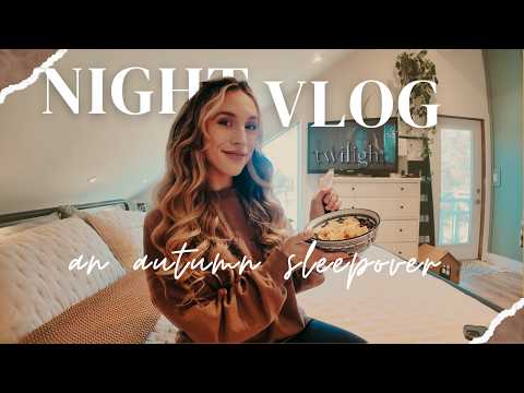 youtober after dark 🌙 self-care sleepover, fun questions & twilight