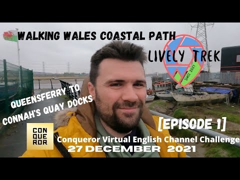 Walking Wales Coastal Path for Conqueror Virtual English Channel Challenge Episode 1