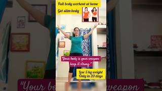 Get slim body at home only in 20days💯#trendingshorts #youtubeshorts#trending #workoutathome #shorts