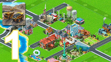Megapolis: Big Town Tycoon Sim - Gameplay Walkthrough Episode 1 (iOS, Android)