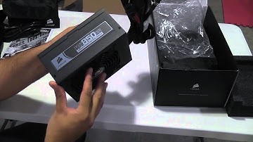 PC Build 2011 - i5 2500k - Part 4 - Power Supply Unbox and Motherboard Install