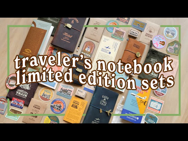 Unboxing ALL Traveler's Notebook Limited Sets | Hotel, Train