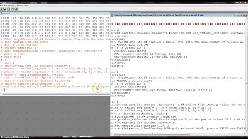 Biostatistics R for loop ANOVA TukeyHSD-2