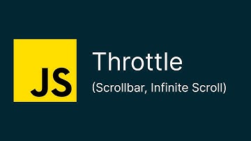 JavaScript - Throttle (節流) 常見的面試問題 (Scrollbar, Infinite Scroll) (前端優化)