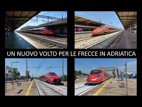 Le frecce in adriatica cambiano volto: ETR400, 500, 600 e 700 in nuova livrea Frecciarossa a Bari!