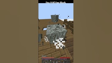 Day 9 Of One Block #minecraft #Gaming #shorts
