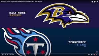 SnatchBlockz Reacts To Ravens vs. Titans Super Wild Card Weekend Highlights | NFL 2020 Playoffs