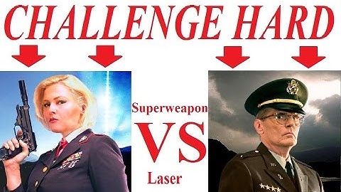 🔴 C&C Generals Zero Hour - Challenge Hard - 4 - Superweapon vs Laser 🔴
