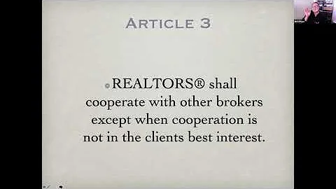 Real Estate Contract Practice 10.7.20 | NAR Code of Ethics Overview