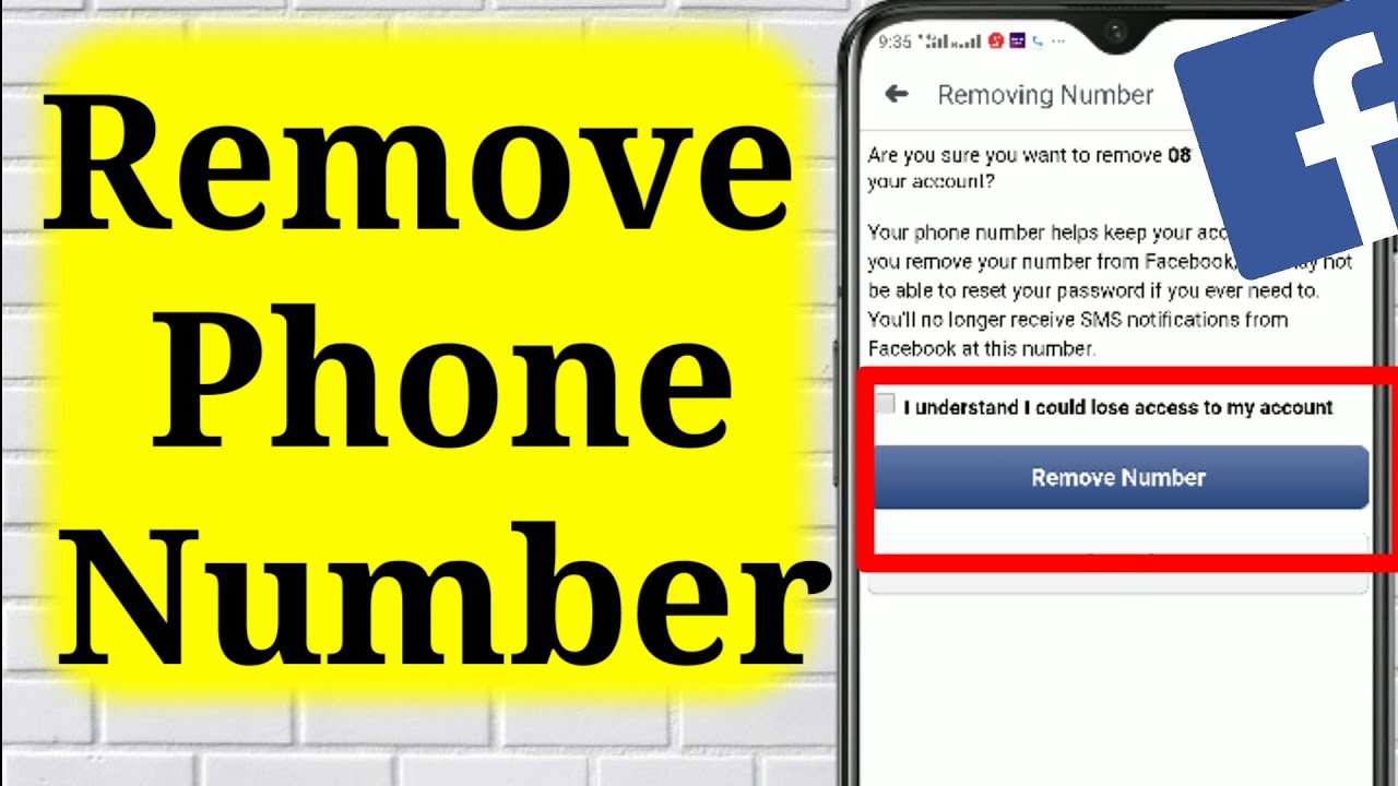 How to Remove Phone Number From Facebook