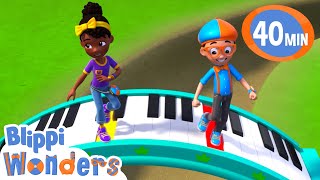 Playground Adventure With Friends + More | Blippi Wonders | Moonbug - Our Green Earth