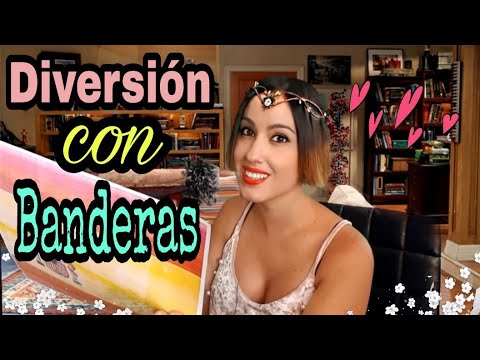 ASMR DIVERSION CON BANDERAS-Aprendamos de nuestros PAISES- Susurros, papel,...