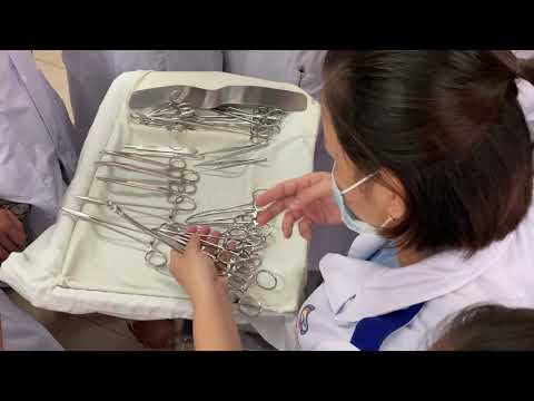 Video Phẫu thuật thực hành soạn dụng cụ cuộc mổ - youtube