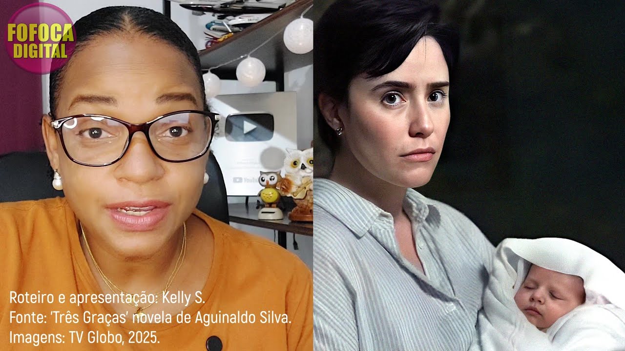 TRÊS GRAÇAS Resumo Capítulo 25/02/2026 Samira entrega bebê de Joelly para Lena e Herculano